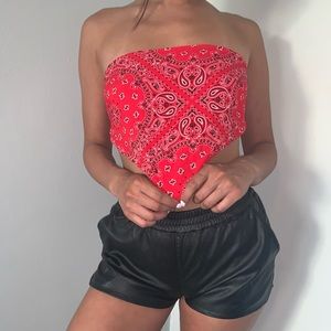 Bandana tie top